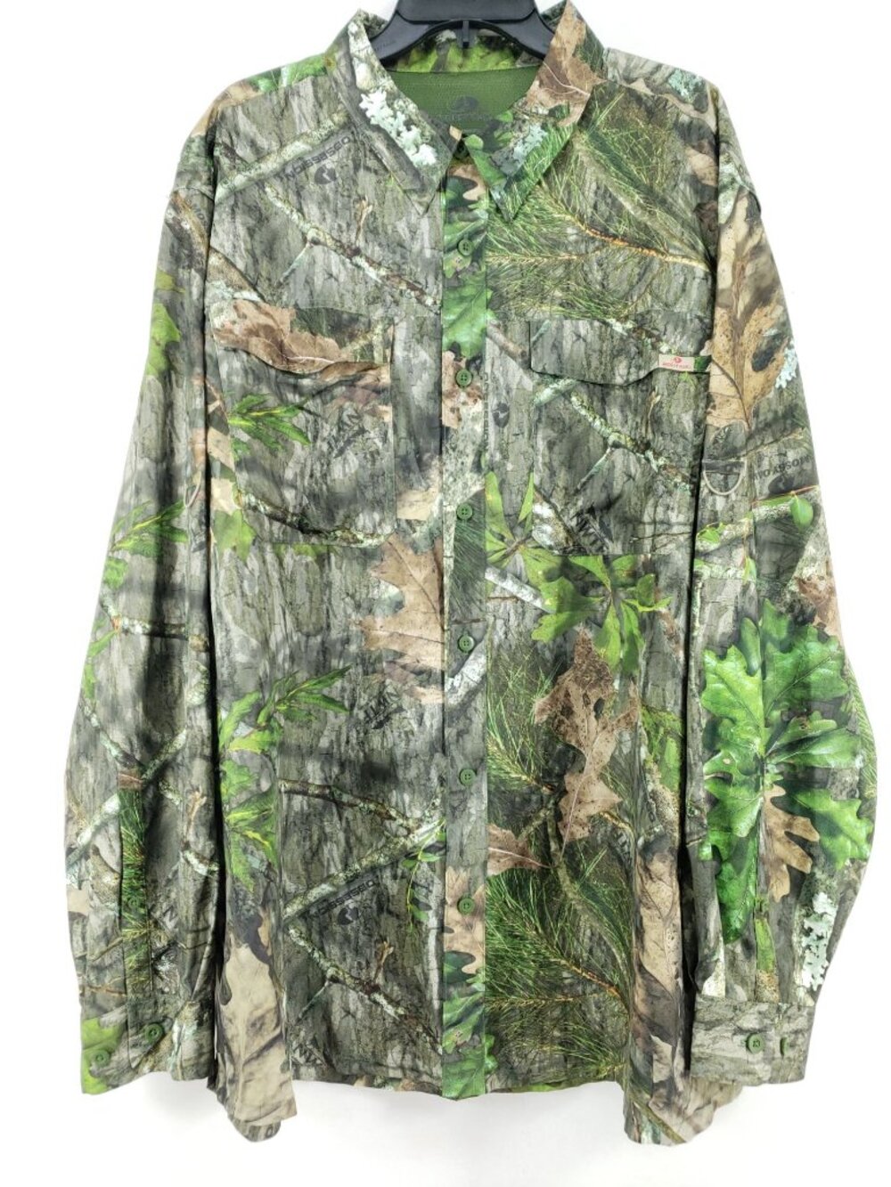 Mossy Oak Vented Hunting Shirt Men's Size 2XL Obsession Camouflage NWTF